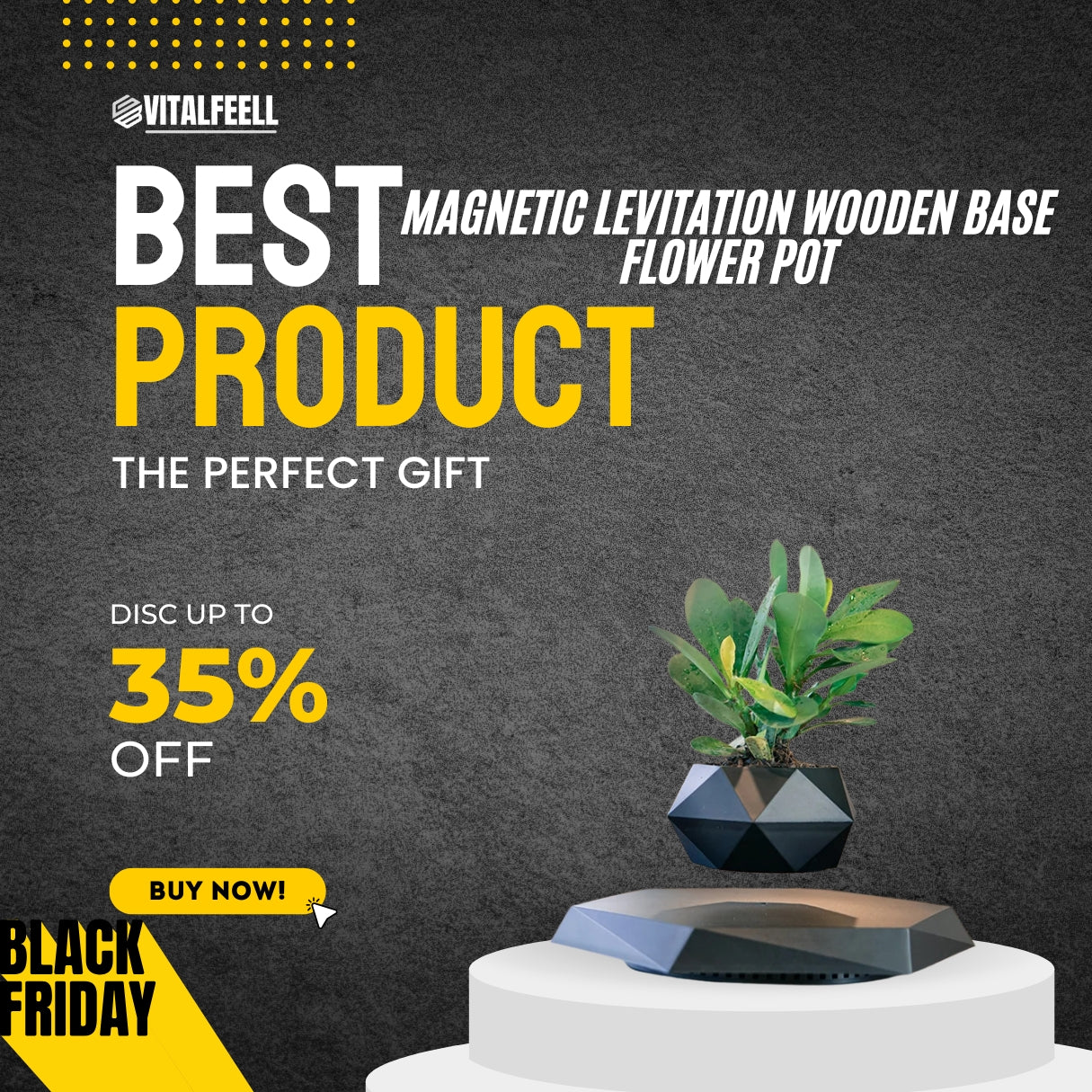 Magnetic  Flower Pot™